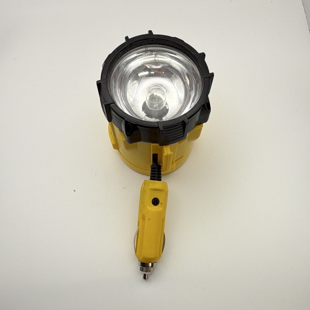 Birkmann Magnetic Corded Spotlight Work Light 12V Car Plug Yellow/Black